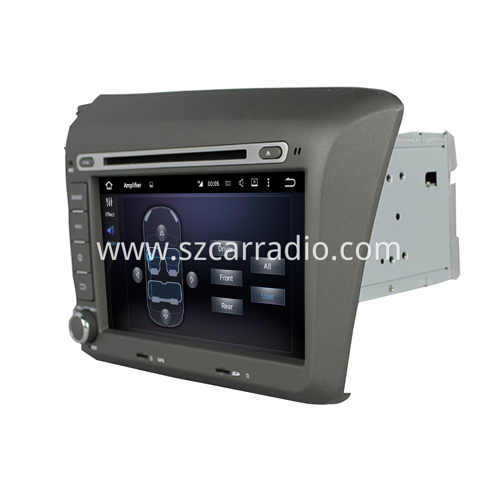 car stereo multimedia player system for Civic 2012